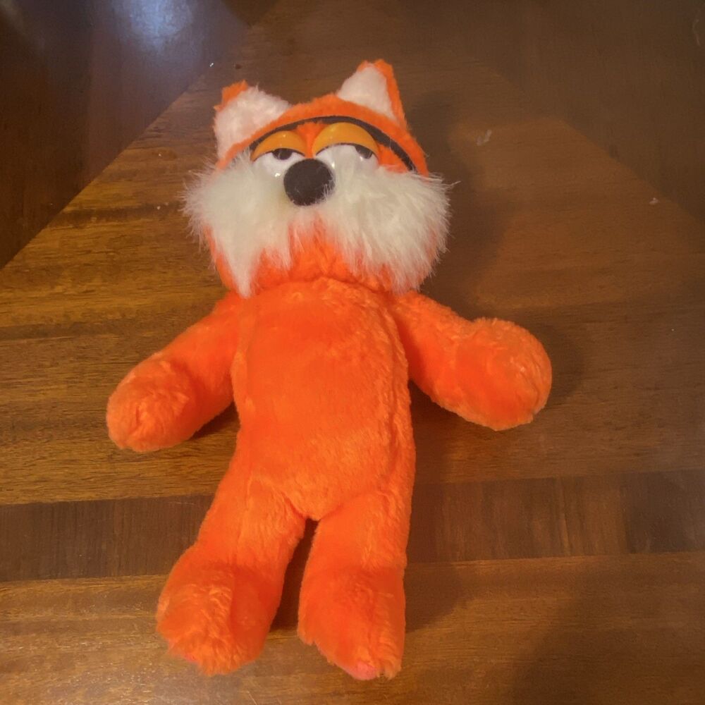 Vtg 1980s Bootleg Garfield The Lorax Plush Carnival Prize Stuffed Toy Rare 11"